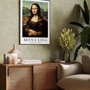 Plakat Mona Lisa Da Vinci w klasycznej odsłonie - 50x70 cm