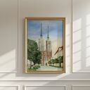 Plakat Wrocław, Katedra św. Jana Chrzciciela, Ostrów Tumski