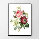 Plakat obraz flowers A2 42x59.4cm