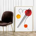 Kandinsky Sushi - plakat 50x70 cm