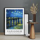 Starry Night over the Rhone - plakat 50x70 cm