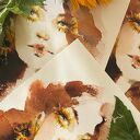 Dziewczyna Słonecznik, grafika w rozmiarze A4