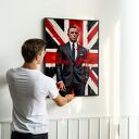 Plakat w tajnej służbie Jej Królewskiej Mości - James Bond 007, format 30x40 cm