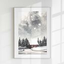 Zestaw plakatów 3x 40x50 cm Zimowe kadry - tryptyk