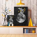W świetle księżyca - art print A4 z autorską ilustracją