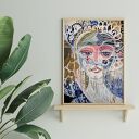 Plakat A4 Adelaida - nowoczesna twarz kobiety