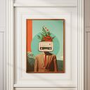 Plakat Radiohead (A2 - 42x59,4 cm) - kolaż dla audiofila