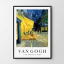 Van Gogh Cafe Terrace at night - plakat 30x40 cm