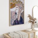 Plakat 40x50 cm - Niesforna dama w stylu boho i nowoczesnym klimacie