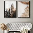 Zestaw plakatów - 40x50 cm liście palmy w słońcu (GC - 20 576) (GC - 20