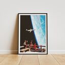 Plakat Air Show 2197 - Kolaż Fine Art A3