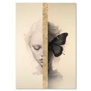 Plakat - Kobieta i Motyl 50x70 cm (2 0290)