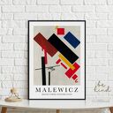 Plakat Kazimierz Malewicz House under Construction - format A4