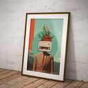 Plakat Radiohead (A2 - 42x59,4 cm) - kolaż dla audiofila