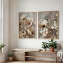 ZESTAW PLAKATÓW 2cz 30x40 cm Kwiaty Kosmosy (set272)