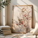 Botaniczny tryptyk: zestaw plakatów 30x40 cm Gałązki z owocami