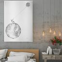 Zestaw 2 grafik Dreams i Rain 50x70 - czarno-białe bez ramki