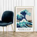 Plakat 30x40 Hokusai „Wielka fala” - nowoczesna dekoracja do mieszkania