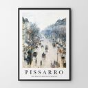 Zestaw 3 plakatów Pissarro 50x70 cm - gotowa dekoracja do salonu
