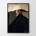 Plakat w chmurach 40x50 cm - elegancka sztuka na ścianę