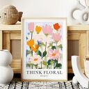 Plakat botaniczny kwiatowy - format 61x91cm