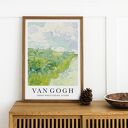Plakat Van Gogh pastelowy krajobraz - format 30x40 cm