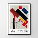 Plakat Kazimierz Malewicz House under Construction - format A4
