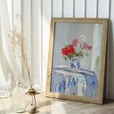 Plakat Martwa natura 50x70 cm - pastelowy, modny akcent do salonu