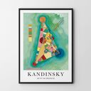 Kandinsky Bunt im Dreieck - plakat 50x70 cm