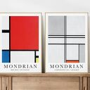 Zestaw 2 plakatów Mondrian - format 50x70 cm