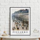 Pissarro Winter Morning - plakat 50x70 cm, bez ramy