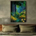 Las - grafika na plakacie na A3