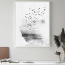 Zestaw 3 plakatów 40x50 cm - delikatne beże
