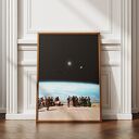 Plakat „Tutaj jestem” - kolaż Fine Art Kosmos