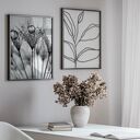 Zestaw plakatów - 30x40 cm Czarno biały dmuchawiec (71)