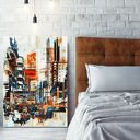Abstrakcja Town - plakat 61x91 cm od Hogstudio