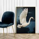 Plakat Łabędź 30x40 cm - dekoracja do salonu i sypialni