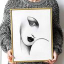 Plakat Portret Women Kobieta Tamara - format 70x100 cm B1