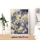 Kwiaty polne, rumianki - wydruk artystyczny/plakat (50x70 cm)