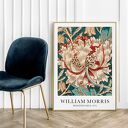 Plakat William Morris Honey Suckle 1876 - wzór kwiatów, format A4