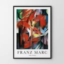Plakat Franz Marc The Foxes 50x70 cm - do salonu i sypialni