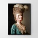 Twisted Lady - plakat 40x50 cm do salonu w modnym stylu