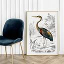 Plakat Vintage Ptak 40x50 cm Hogstudio - stylowe wnętrze