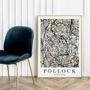 Modny plakat Pollock Watery Paths 30x40 cm loft do salonu - Hogstudio