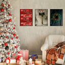 ZESTAW PLAKATÓW 3cz 30x40 cm Świąteczne HO HO (set144)