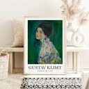 Plakat Gustav Klimt Portrait of a Lady Portret Damy - format 61x91 cm