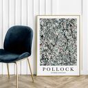 Plakat Pollock Number Nineteen abstrakcja - format 50x70 cm