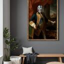 Plakat Luchadore sztuka portret - format 50x70 cm