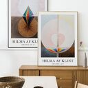 Pastelowy zestaw plakatów Hilma af Klint 40x50 cm (2 sztuki)