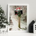 Zestaw plakatów HO HO HO 3x40x50 cm - świąteczny tryptyk